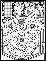 Maze Pinball Coloring Clown Dover Publications Book Printable Welcome Pages Trip Road Doverpublications Solutions Inkspired Musings Kids Choose Board sketch template