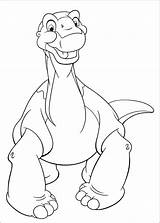 Coloring Pages Land Before Time Dinosaur sketch template