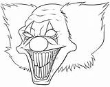 Monster Scary Coloring Pages Drawing Creepy Monsters Clown Drawings Print Draw Killer Printable Getcolorings Dragon Color Getdrawings Paintingvalley sketch template