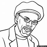 Coloring Pages Samuel Jackson Sheets Thecolor Books Celebs African Crafts Printable History sketch template