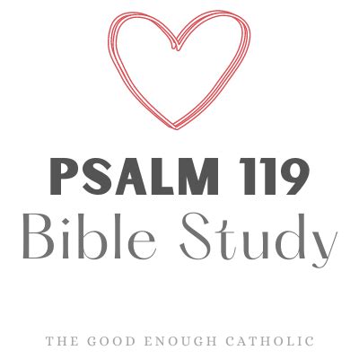 psalm   bible study good  catholic