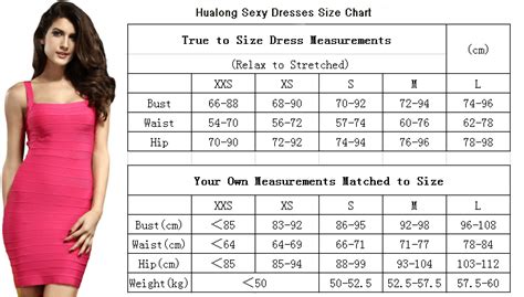Size Chart Online Store For Women Sexy Dresses
