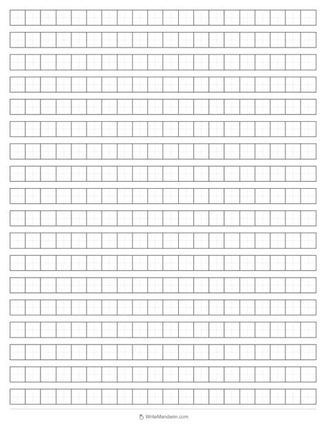 printable chinese writing grid printable word searches