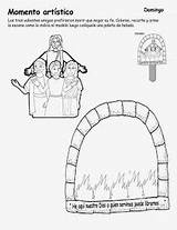 Furnace Fiery Crafts Bible Coloring Abednego Pages Kids Meshach Shadrach Story School Sunday Los Activities Tres sketch template