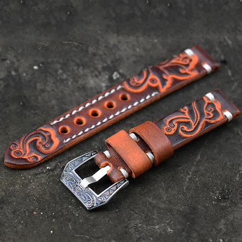handmade leather  band mm mm mm mm  strap etsy