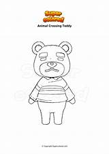 Animal Teddy Coloriage Dibujo Supercolored sketch template