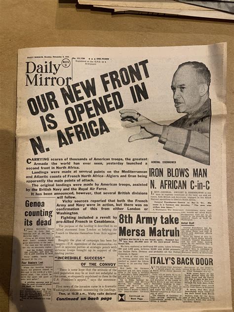 ww newspapers  african front rww