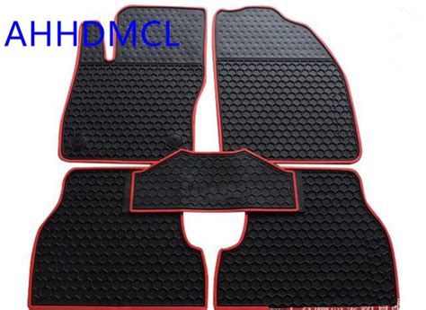 ahhdmcl car rubber floor mat  slip mats feet rugs  ford focus