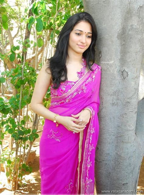 south actress tamanna bhatia in saree hot latest photo shoot gateway