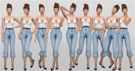 simsworkshop simple model v 4 15 poses by catsblob sims