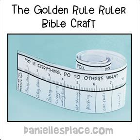 golden rule bible crafts