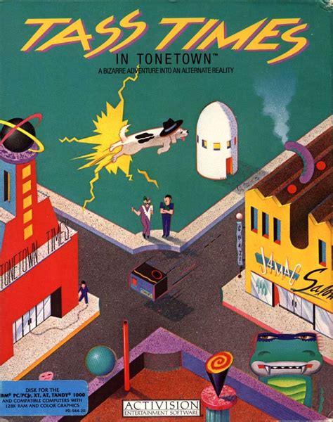 Tass Times In Tonetown 1986 Amiga Box Cover Art Mobygames