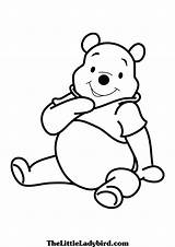 Pooh Winnie Coloring Pages Bear Printable Colouring Characters Drawings Clipartmag Kids Disney Colors Smile sketch template