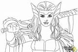 Sif Draw Marvel Coloring Drawingnow sketch template