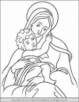 Mary Mother God Coloring Pages Catholic Lady Jesus Teresa Color Holy Drawing Printables Ash Wednesday Virgin Printable Guadalupe Thecatholickid Kids sketch template