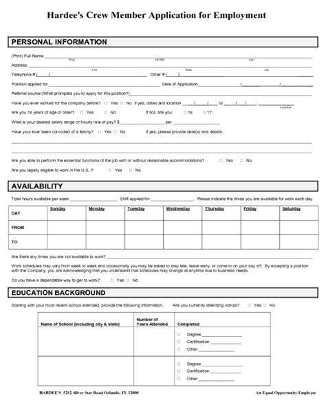 2020 Job Application Form Fillable Printable Pdf Forms Handypdf