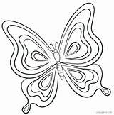 Butterfly Coloring Pages Drawing Kids Adults Small Printable Detailed Book Easy Colouring Outline Print Color Wings Simple Books Getcolorings Templates sketch template
