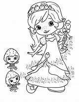 Strawberry Shortcake Coloring Pages Princess Berryfest Friends Print Printable Kids Miracle Timeless Getcolorings sketch template