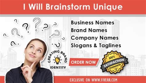 create brilliant brand  company  business  slogans  sandranames fiverr