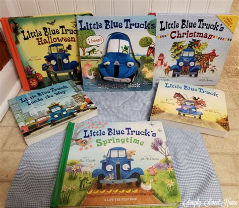 childrens book review  blue truck simply sweet home