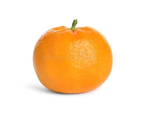 Fresh Ripe Juicy Tangerine Isolated Stock Image Image Of Juicy Rind