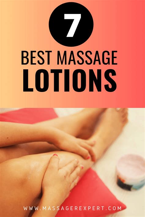 Massage Lotions Which One Is The Best For You Massage Lotion Good