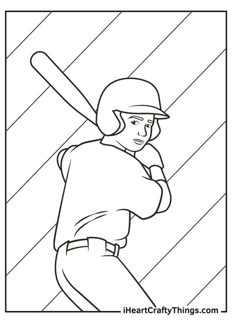 baseball coloring pages updated