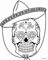 Coloring Mayo Cinco Pages Skull Kids Printable Sheets Sheet Pinata Print Cool2bkids Sugar Bones Color Mexican Colouring Skulls Drawing Fiesta sketch template