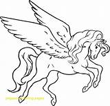 Pegasus Coloring Pages Getcolorings sketch template