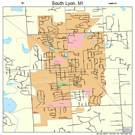 south lyon michigan street map