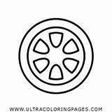 Ruota Colorare Pneu Roda Ultracoloringpages Disegni Wheel sketch template