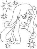 beautiful ladies coloring pages
