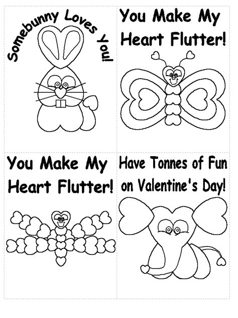 template valentine pictures  color valentines cards printable