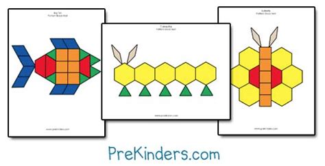 pattern block mat freebies grade onederful