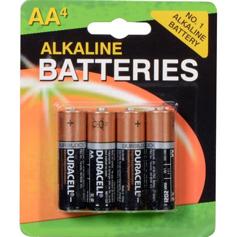 Duracell 1 5v Aa Coppertop Alkaline Batteries 4 Pack Mn1500b4q