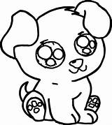 Coloring Puppy Pages Cartoon Cute Puppies sketch template