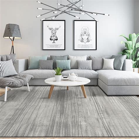 nordic grey series carpet living room home bedroom carpet sofa coffee table rug modern design