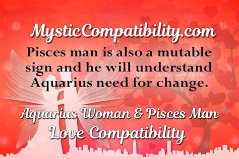 aquarius woman pisces man compatibility mystic compatibility