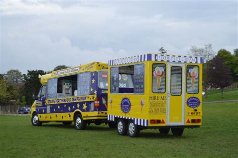 ice cream vans and hot food catering units for events in