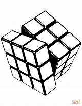Rubik Cubo Dibujos Rubiks Colorare Cubos Disegni Kolorowanka Cubes Druku Supercoloring Kolorowanki Gratuit Stencils Juguetes Geometry Fondo sketch template