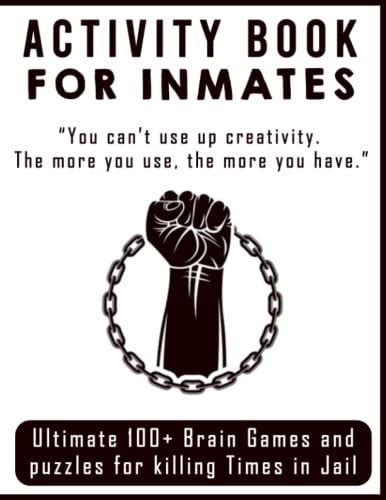 ultimate activity book  inmates  jail  prison  time