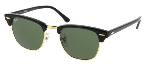 ray ban rb   clubmaster classic  noir dore