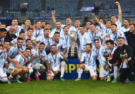 argentina juara copa america messi tamatkan kemarau piala bersama