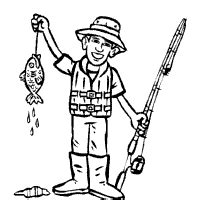 fisherman coloring pages surfnetkids