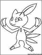 Sneasel Coloring Pages Fun Printable sketch template