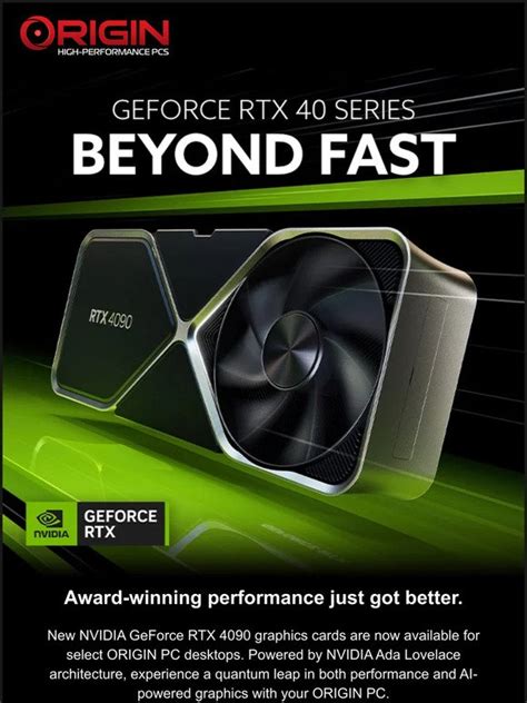 Origin Pc Nvidia Geforce Rtx 4090 Now Available For Select Origin Pc