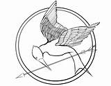 Hunger Mockingjay Games Coloring Pages Color Drawing Colouring Sheets Clipartmag Kids Printables Getdrawings sketch template