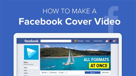 facebook cover video maker wave video