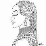 Coloring Pages African Color Adult Women American Sheets Printable Woman Therapy Africa Book Adults Drawing Drawings Mask Books Lady Kids sketch template