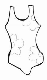 Banho Roupa Prendas Vestir Abbigliamento Dibujos Bañadores Disegni Aprender Maio Colorare Artigo Nesse Apresenta Fb1 sketch template